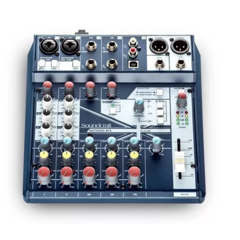Soundcraft Notepad-8FX Analog Mixing Console with Lexicon Effects