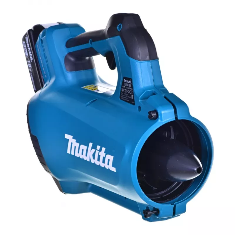 Makita DUB184RT Bezvadu Lapu Pūtējs 176 km/h 18 V Melns Zils