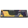 A4Tech Bloody S98 Sports Lime mehāniskā tastatūra, BLMS Red Plus slēdži, 98 taustiņu kompakta, RGB fona apgaismojums, USB-C atvienojams