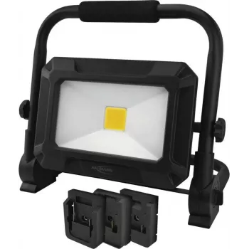 ANSMANN 1600-0713 LED Prožektors FL50W 18V Akumulatoru komplekti ar Adaptera Plāksnēm