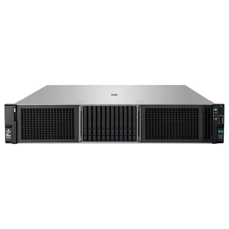 HPE ProLiant DL380 Gen11 2U Rack Server - Intel Xeon Silver 4510 12-Core 2.4GHz - 64GB DDR5 - 2x480GB SSD - MR408i-o - 2x1000W PSU