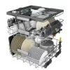 Whirlpool W7IHT40T Pilnībā integrējama trauku mazgājamā mašīna, 14 trauku komplekti, Energoefektivitātes klase C, 40 dB, NaturalDry