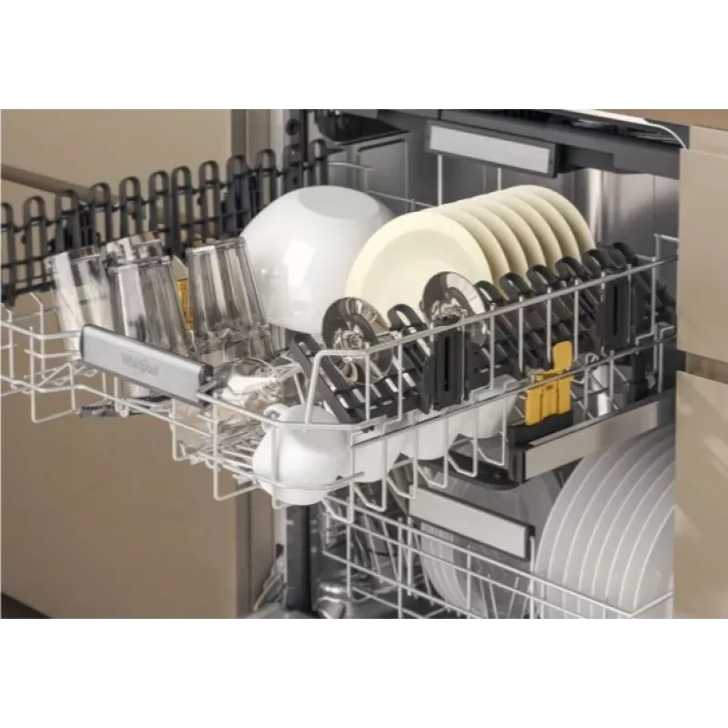 Whirlpool W7IHT40T Pilnībā integrējama trauku mazgājamā mašīna, 14 trauku komplekti, Energoefektivitātes klase C, 40 dB, NaturalDry