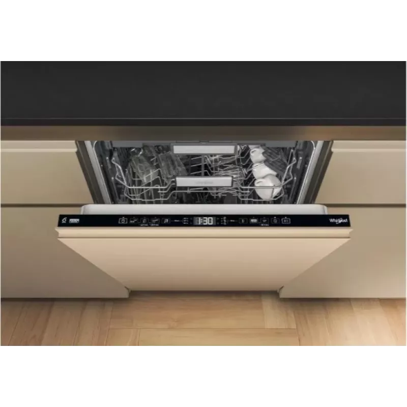 Whirlpool W7IHT40T Pilnībā integrējama trauku mazgājamā mašīna, 14 trauku komplekti, Energoefektivitātes klase C, 40 dB, NaturalDry
