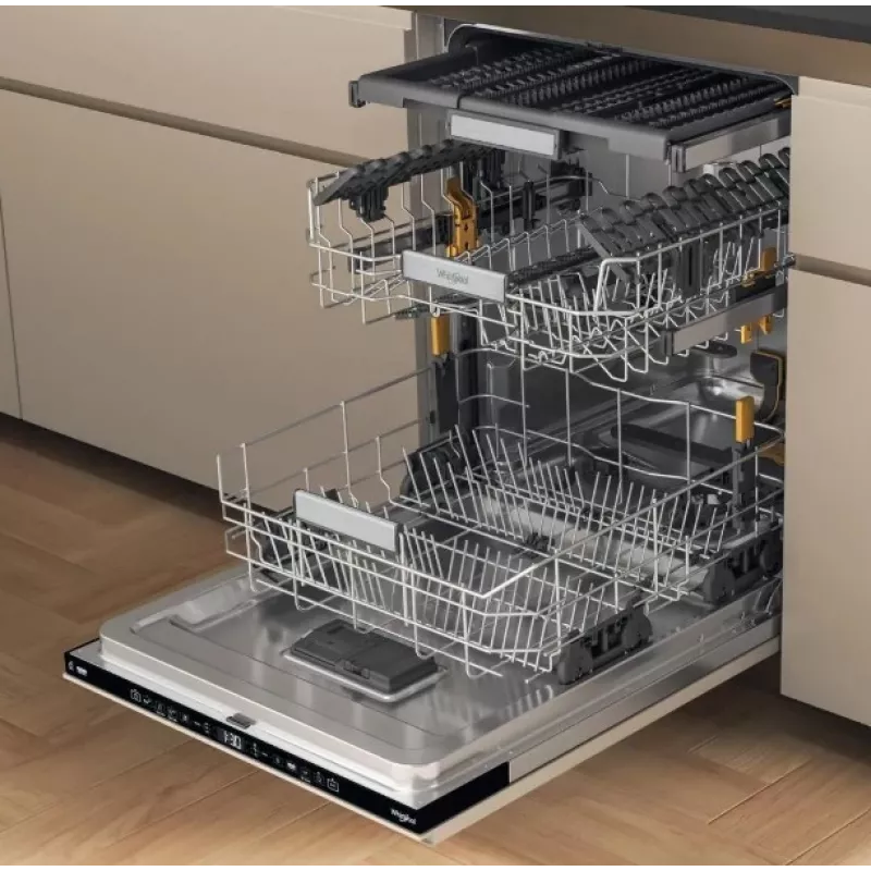 Whirlpool W7IHT40T Pilnībā integrējama trauku mazgājamā mašīna, 14 trauku komplekti, Energoefektivitātes klase C, 40 dB, NaturalDry