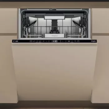Whirlpool W7IHT40T Pilnībā integrējama trauku mazgājamā mašīna, 14 trauku komplekti, Energoefektivitātes klase C, 40 dB, NaturalDry