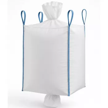 EXTRALINK Big Bag U+2 110x110x175cm 1300kg ar iztukšošanas uzgali