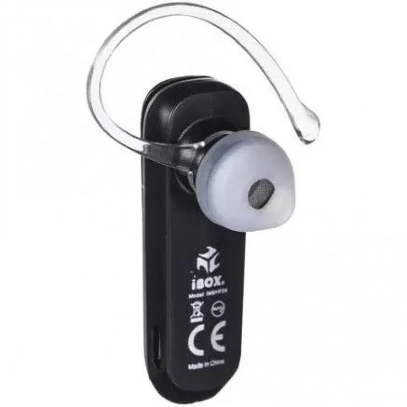 iBox BH4 Bluetooth Headset Wireless Ear-hook Black