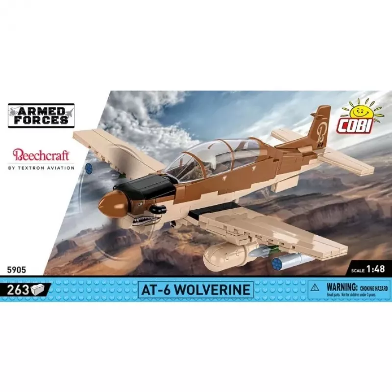 COBI KLOCKI Bloķi AT-6 Wolverine 263 gabalu būvkomplekts