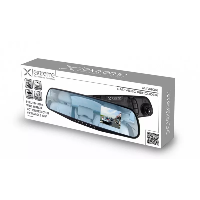 ESPERANZA Extreme XDR103 Auto spoguļa kamera 1080p Full HD 170° platleņķis