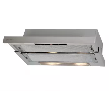 CATA TF 5260 X Teleskopiskā nosūcēja pārsegs 60 cm 325 m³/h Slīdņa vadība LED Nerūsējošais tērauds Energoefektivitātes klase D