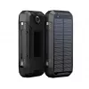 PowerNeed S20000Q 20000mAh āra saules enerģijas banka ar bezvadu uzlādi, QC3.0 un PD 20W, melna