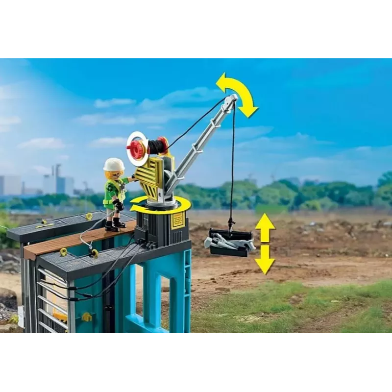 Playmobil Action Heroes 71650 Būvlaukuma rotaļu komplekts