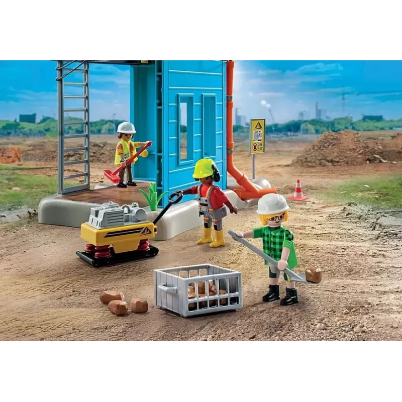 Playmobil Action Heroes 71650 Būvlaukuma rotaļu komplekts