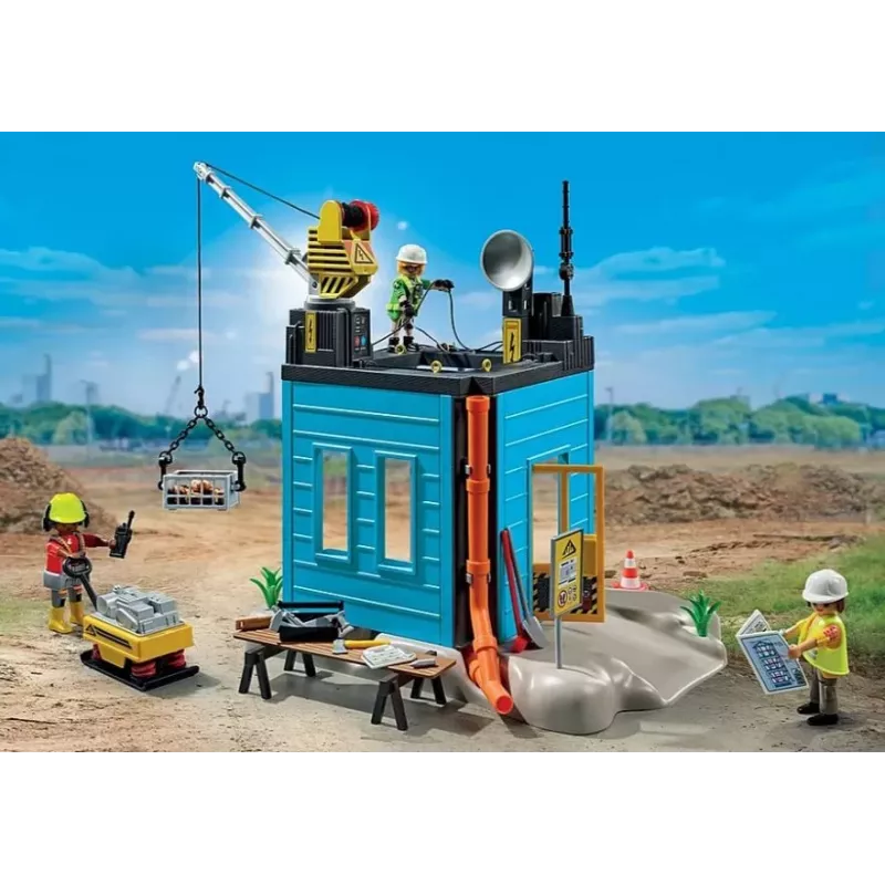 Playmobil Action Heroes 71650 Būvlaukuma rotaļu komplekts
