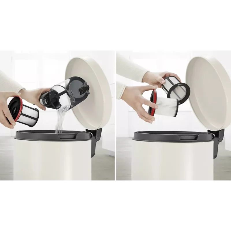 Bosch Unlimited Serie 6 BCS611P4A Bezvadu kāta putekļsūcējs, 0,3 L, Melns, 2,5 Ah