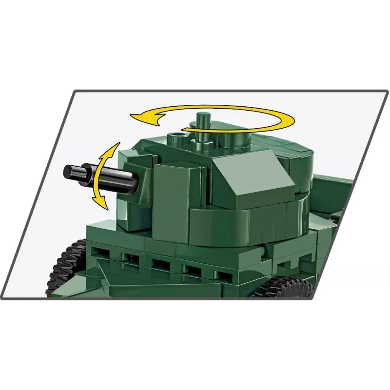 COBI KLOCKI Historical Collection Rolls-Royce Armoured Car 1920 Pattern Mk I Būvbloku komplekts (226 gab.)