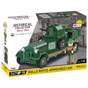 COBI KLOCKI Historical Collection Rolls-Royce Armoured Car 1920 Pattern Mk I Būvbloku komplekts (226 gab.)