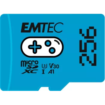 EMTEC Gaming MicroSDXC 256GB UHS-I U3 V30 A1 atmiņas karte