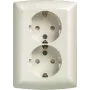 Siemens Schuko dubultā kontaktligzda 10/16A 250V 5UB2211 - Barošanas avota piederumi