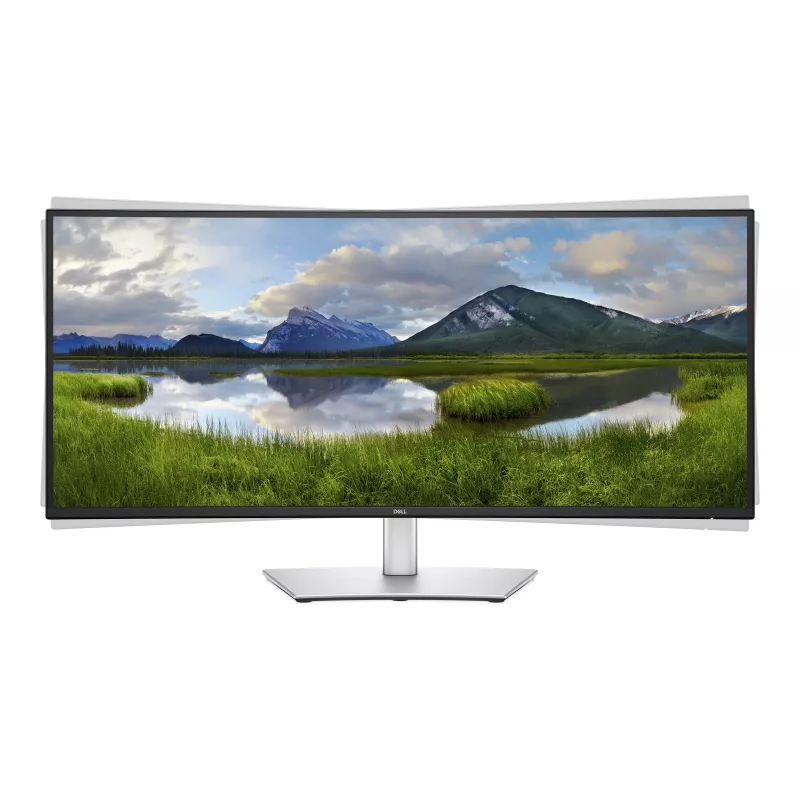Dell P3425WE 34 inch IPS 21:9 100 Hz 5 ms 3440x1440 WQHD USB-C Hub Monitor ar 90W barošanu, augstuma regulēšanu, pagriešanu, slīpumu, 5 gadu garantija