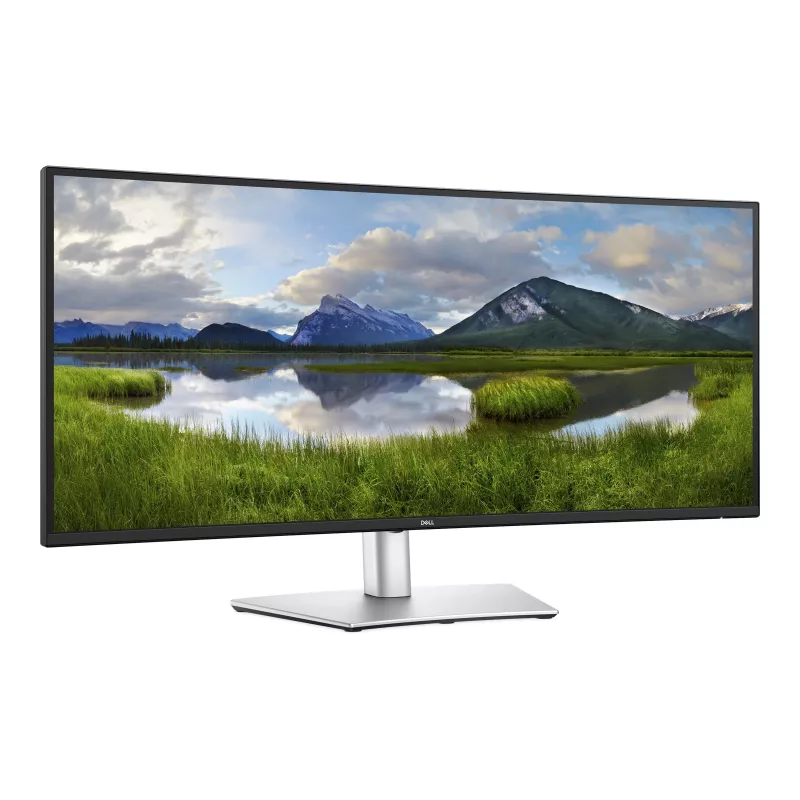 Dell P3425WE 34 inch IPS 21:9 100 Hz 5 ms 3440x1440 WQHD USB-C Hub Monitor ar 90W barošanu, augstuma regulēšanu, pagriešanu, slīpumu, 5 gadu garantija