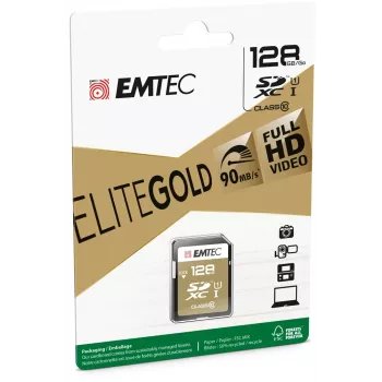 Emtec SDXC 128GB Class10 Gold+ UHS-I U1 atmiņas karte