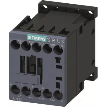 Siemens SIRIUS 3RT20 Strāvas kontaktors, 3-polu, AC-3, 4 kW, 230 V AC, 1 NO palīgkontakts, skrūvju spailes