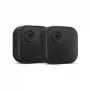 Amazon Blink Outdoor 4 bezvadu viedā drošības kameru sistēma (2 kameras + Sync Module Core) - 1080p HD, infrasarkanā nakts redzamība, divvirzienu audio, laikapstākļiem izturīga, melna