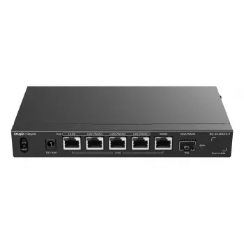 Ruijie Reyee RG-EG406XS-P Multi-WAN Cloud Gateway maršrutētājs, 6x 2.5GE RJ45, 1x 10GE SFP+, 4 PoE, VPN, Rackmount