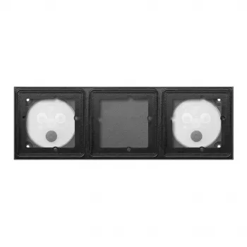 GIRA 551300 Iegremdējamais korpuss 3-vietīgs System 106 Melns
