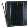 EFB 19 inch sienas stiprinājuma korpuss 18U, fiksēts, 1-daļīgs, RAL 9005, dziļums 600 mm