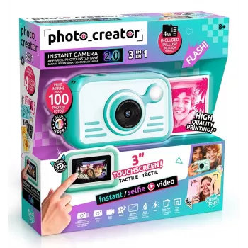 CANAL TOYS PHOTO CREATOR Momentānā kamera ar krāsainu fotopapīru