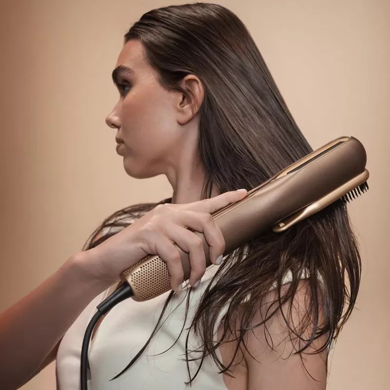 Cecotec Air Straightener AirLisse 2in1 ForceDry Champagne 1000W Keramika Bēšs
