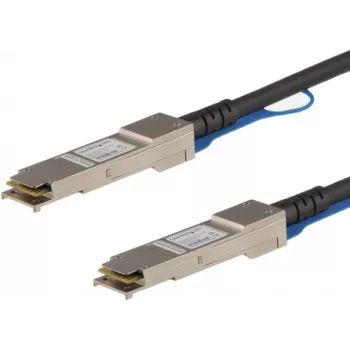 StarTech.com 3m QSFP-H40G-CU3M saderīgs QSFP+ tiešā pieslēguma vara kabelis - 40G QSFP+ pasīvais twinax kabelis - SFF-8436 - Melns
