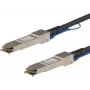 StarTech.com 3m QSFP-H40G-CU3M saderīgs QSFP+ tiešā pieslēguma vara kabelis - 40G QSFP+ pasīvais twinax kabelis - SFF-8436 - Melns