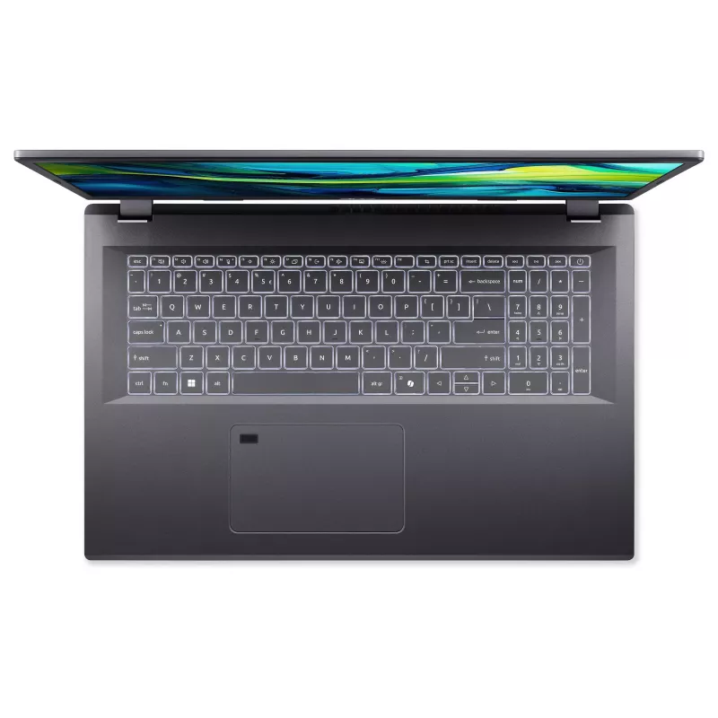 Acer Aspire 17 A17-51M-70UX Laptop - Intel Core 7 150U, 16GB RAM, 512GB SSD, 17.3 inch Full HD Displejs, Windows 11 Home, Pelēks