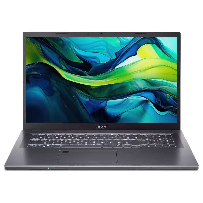 Acer Aspire 17 A17-51M-70UX Laptop - Intel Core 7 150U, 16GB RAM, 512GB SSD, 17.3 inch Full HD Displejs, Windows 11 Home, Pelēks