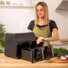 Cecotec Double Hot Air Fryer Cecofry Advance 9000 Window 2200 W 9 L Melns
