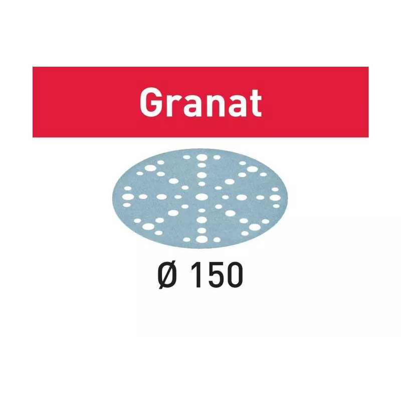 Festool Granat STF D150/48 P80 StickFix Slīpēšanas diski, 50 iepakojumā