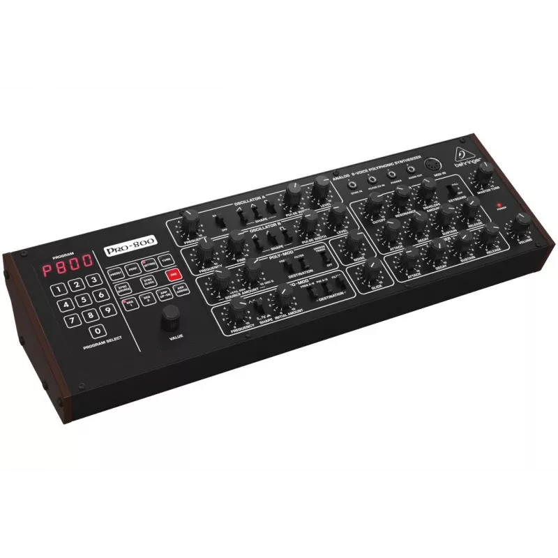 Behringer PRO-800 Analogais sintezators - 8-balsu galda modulis ar 16 VCO, arpedžatoru un Poly Chain