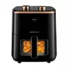 ELDOM FRITTA Beztauku fritieris 5.0 L Regulējama temp. Taimeris 1500 W Viens 5 L Brīvi stāvošs karstā gaisa fritieris Melns