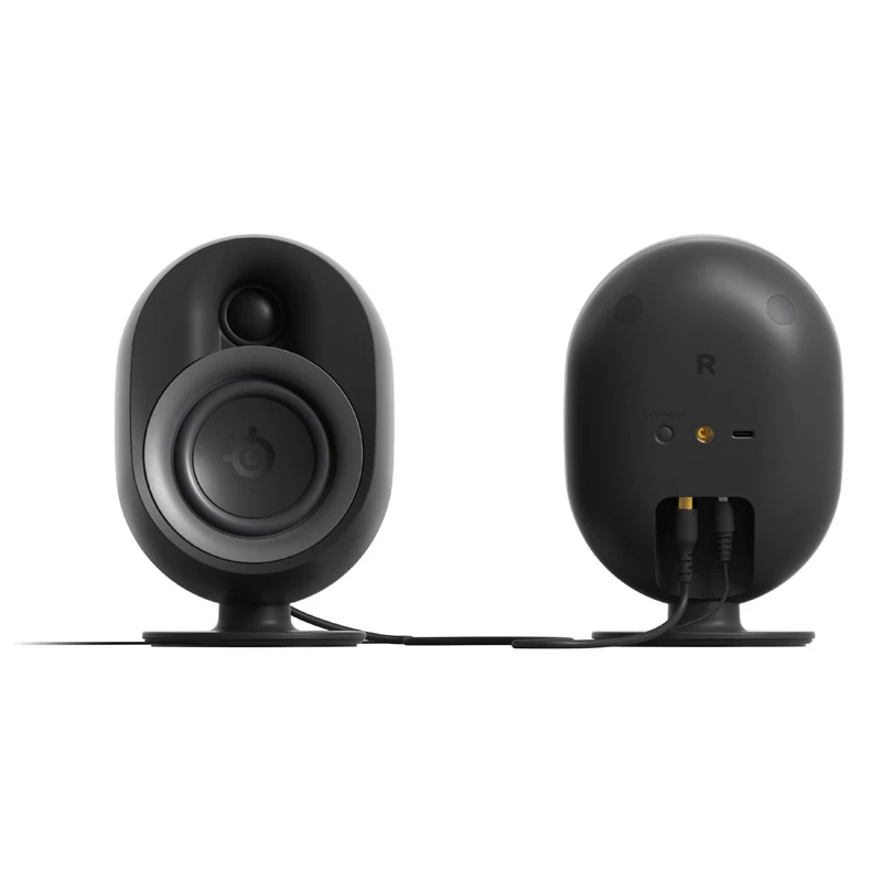 SteelSeries Arena 9 5.1 kanālu skaļruņu sistēma ar bezvadu zemfrekvences skaļruni, Bluetooth 5.0, RGB apgaismojumu, melna