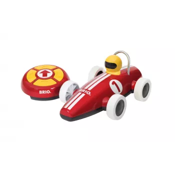 BRIO RC Rennwagen ar tālvadību, sarkans/balts
