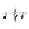 Topeak Dual-Touch Floor-to-Ceiling Bike Stand for 2 Bikes, Black/Silver