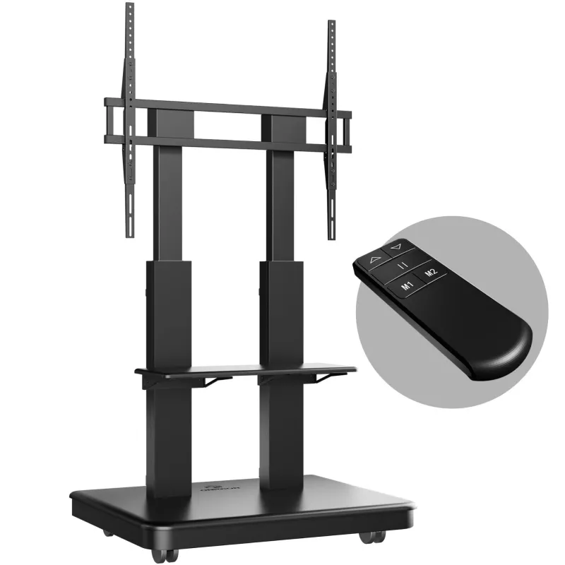 ONKRON TS2811E-B Mobilais TV statīvs 50-120 collu ekrāniem, melns
