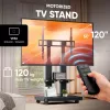ONKRON TS2811E-B Mobilais TV statīvs 50-120 collu ekrāniem, melns