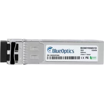 BlueOptics SFP-50G-SR-S saderīgs SFP56 raiduztvērējs, LC Duplex, 50GBASE-SR, daudzmodu šķiedra, 850nm, 100m, 0-70°C, DDM
