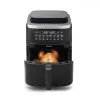 Breville VDF133X Bezeļļas tvaika fritieris, 7L, 1700W, Melns/Sudrabs