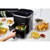 Breville VDF133X Bezeļļas tvaika fritieris, 7L, 1700W, Melns/Sudrabs